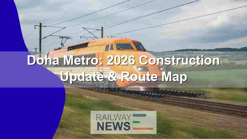 Doha Metro: 2026 Construction Update & Route Map