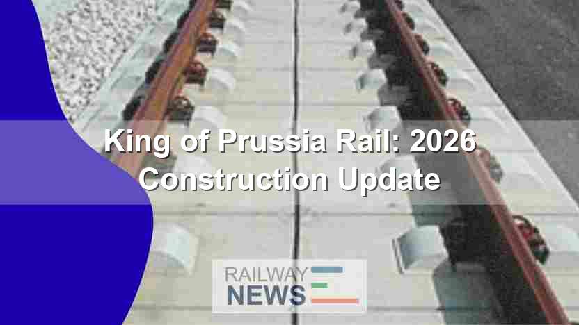 King of Prussia Rail: 2026 Construction Update