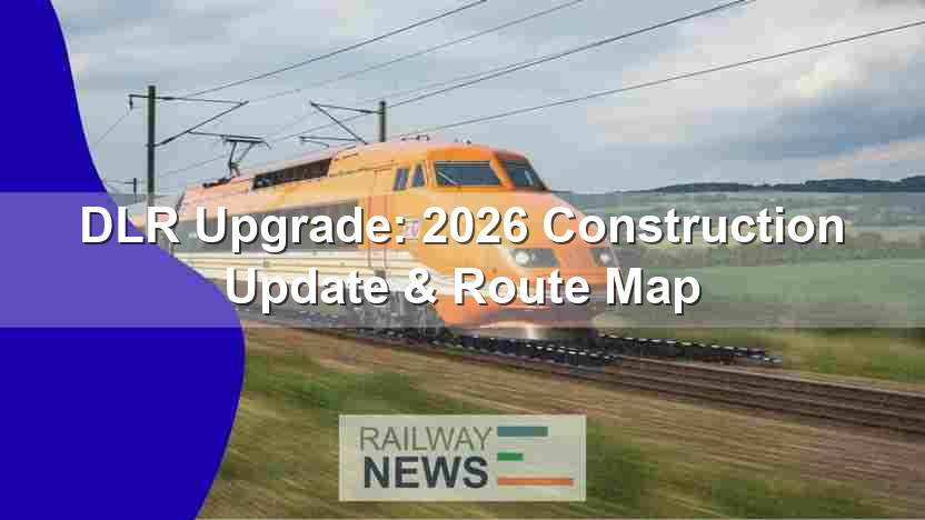 DLR Upgrade: 2026 Construction Update & Route Map