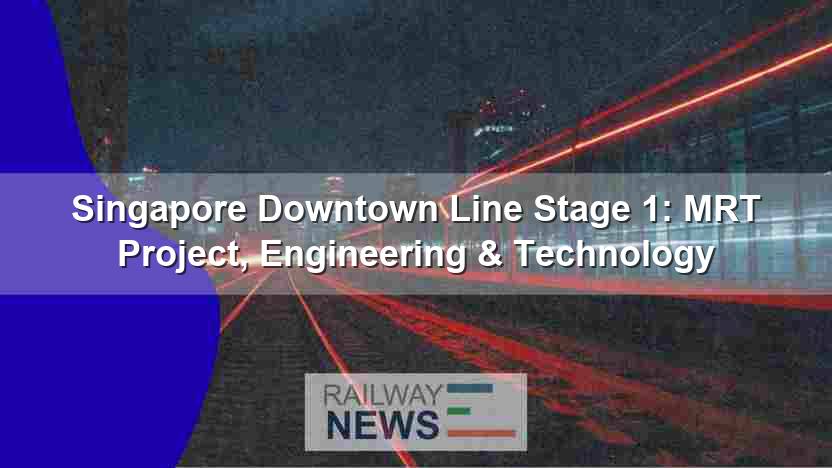 Singapore Downtown Line Stage 1: MRT Project, Engineering & Technology