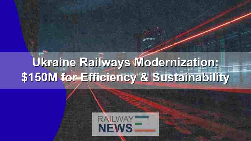 Ukraine Railways Modernization: $150M for Efficiency & Sustainability
