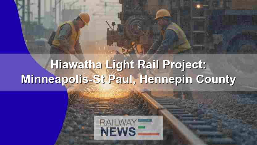 Hiawatha Light Rail Project: Minneapolis-St Paul, Hennepin County