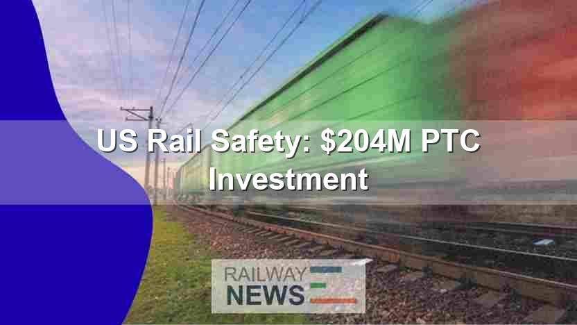 US Rail Safety: $204M PTC Investment