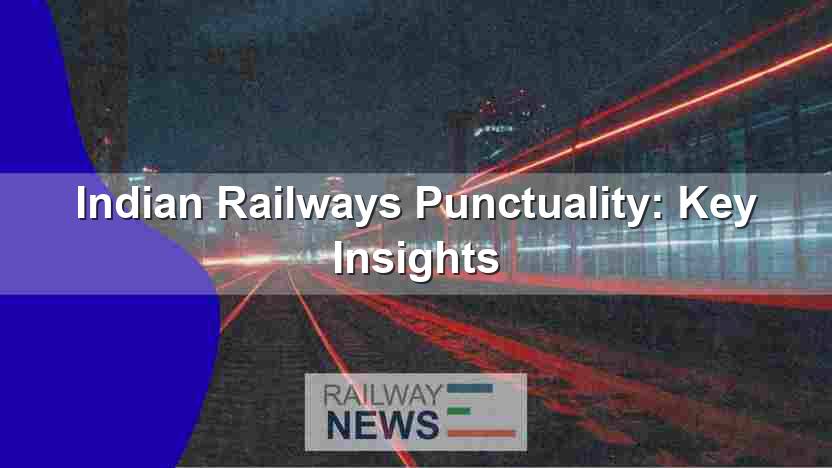 Indian Railways Punctuality:  Key Insights