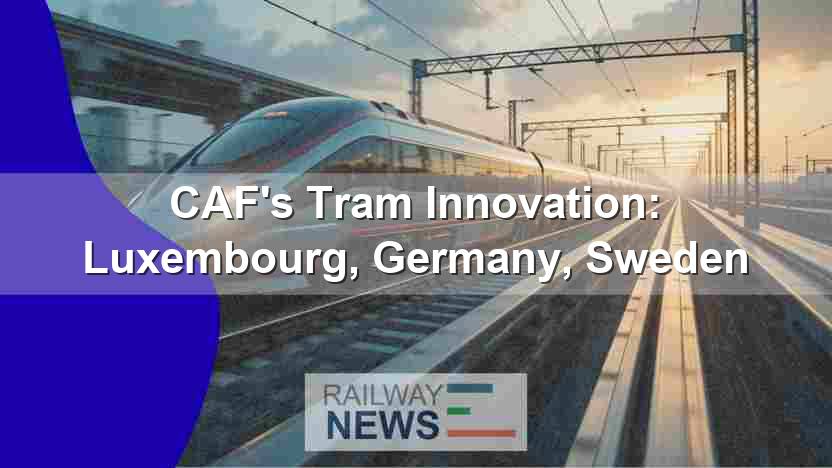 CAF’s Tram Innovation: Luxembourg, Germany, Sweden