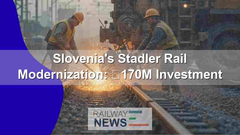 Slovenia’s Stadler Rail Modernization: €170M Investment