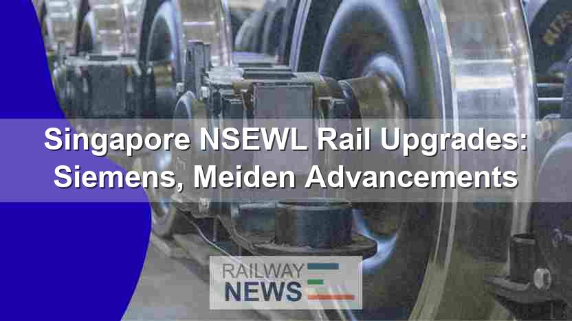 Singapore NSEWL Rail Upgrades: Siemens, Meiden Advancements