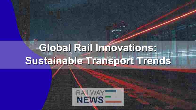 Global Rail Innovations: Sustainable Transport Trends