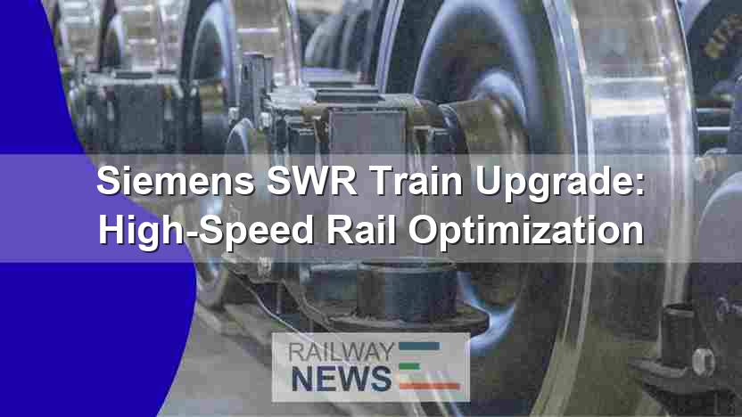 Siemens SWR Train Upgrade:  High-Speed Rail Optimization