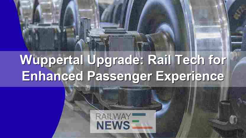 Wuppertal Upgrade: Rail Tech for Enhanced Passenger Experience