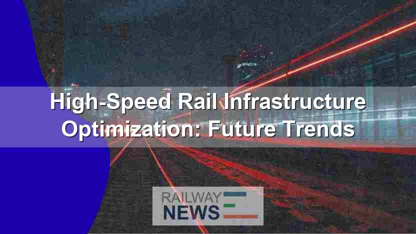 High-Speed Rail Infrastructure Optimization:  Future Trends