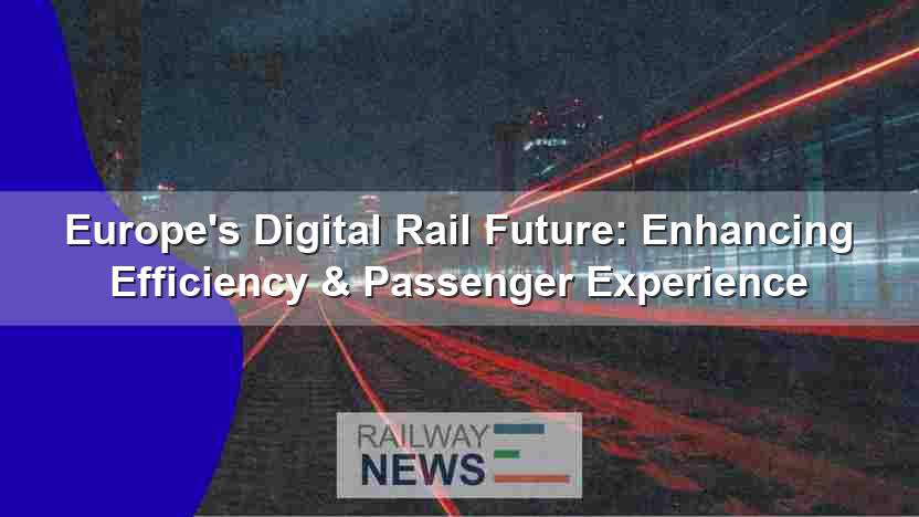 Europe’s Rail Future: Boosting Efficiency & Experience with Digital
