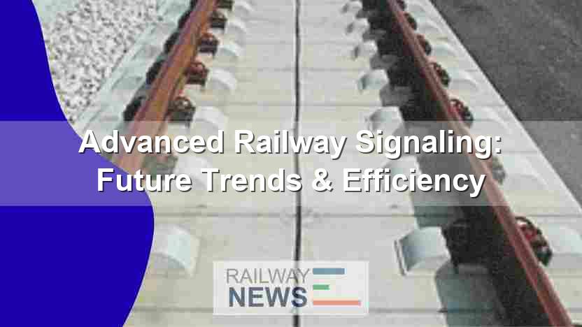 Advanced Railway Signaling: Future Trends & Efficiency