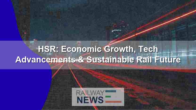 HSR: Economic Growth, Tech Advancements & Sustainable Rail Future