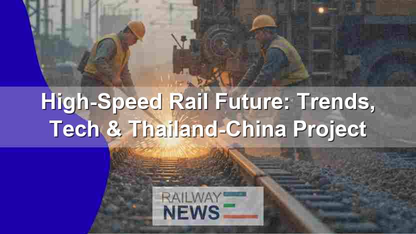 High-Speed Rail Future: Trends, Tech & Thailand-China Project