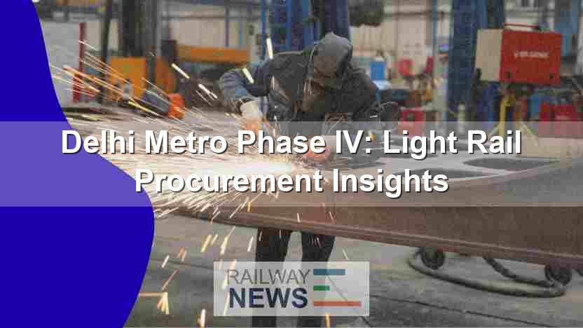 Delhi Metro Phase IV: Light Rail Procurement Insights