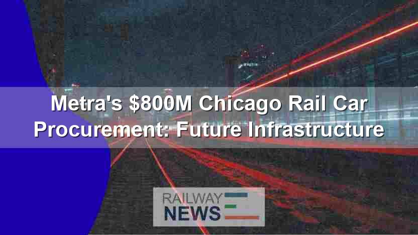 Metra’s $800M Chicago Rail Car Procurement: Future Infrastructure