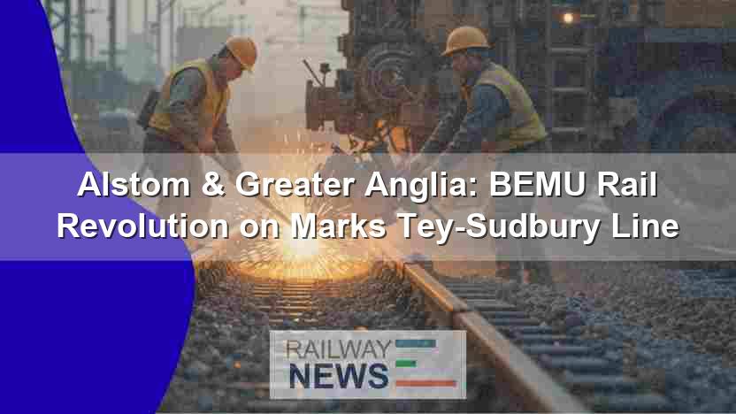 Alstom delivers BEMUs to Greater Anglia on Marks Tey-Sudbury Line