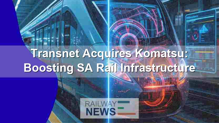 Transnet Acquires Komatsu: Boosting SA Rail Infrastructure