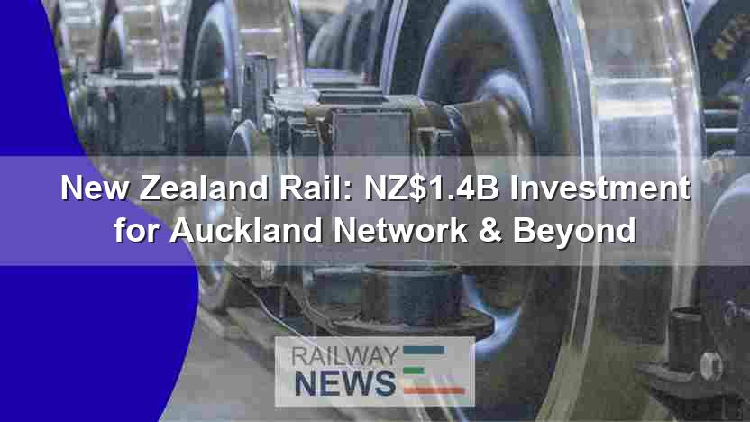 New Zealand Rail: NZ$1.4B Investment for Auckland Network & Beyond