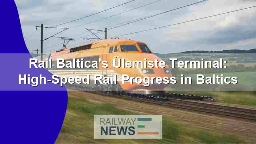 Rail Baltica’s Ülemiste Terminal: High-Speed Rail Progress in Baltics