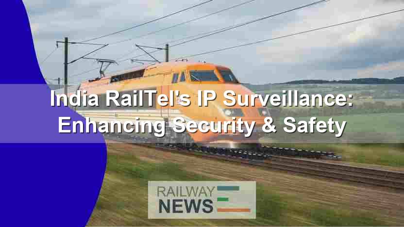 India RailTel’s IP Surveillance: Enhancing Security & Safety