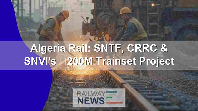Algeria Rail: SNTF, CRRC & SNVI’s €200M Trainset Project