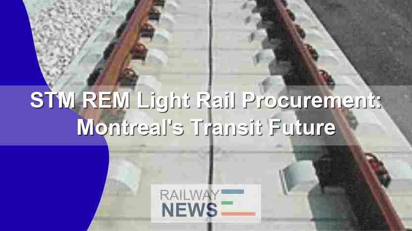 STM REM Light Rail Procurement: Montreal’s Transit Future