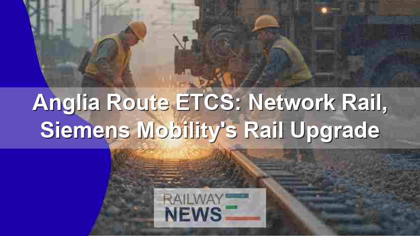 Anglia Route ETCS: Network Rail, Siemens Mobility’s Rail Upgrade