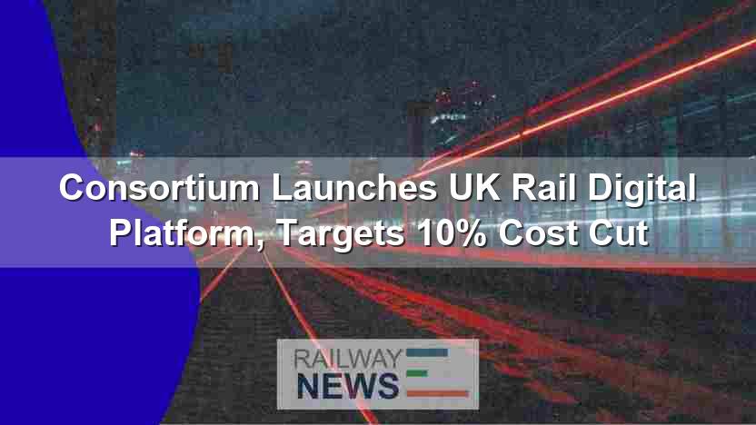 Consortium Launches UK Rail Digital Platform, Targets 10% Cost Cut