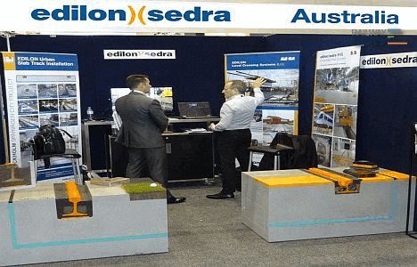 edilon sedra Makes Stronger Business Contacts at AusRail