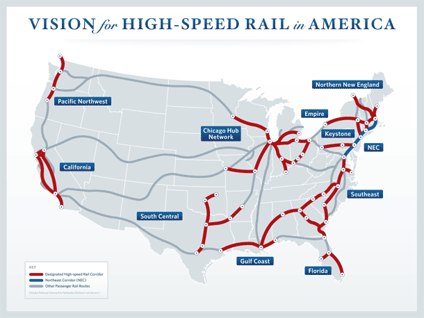 Obama Wants To Build High-Speed Trains