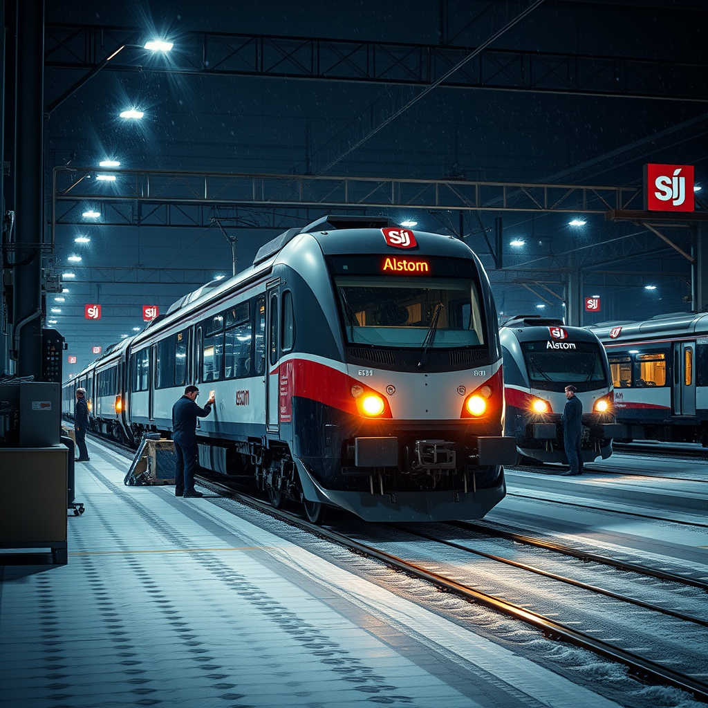 Alstom Expands Swedish Night Train Maintenance