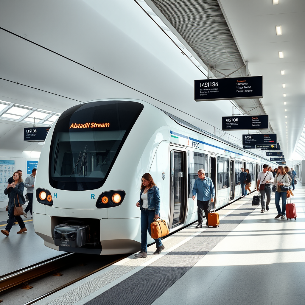 Barcelona Airport: Alstom’s Coradia Stream Trains