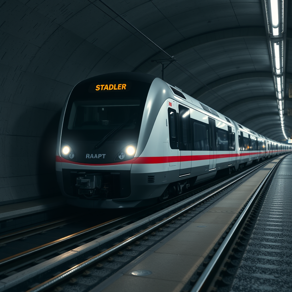 Paris Metro’s Green Revolution: Stadler Battery Locomotives