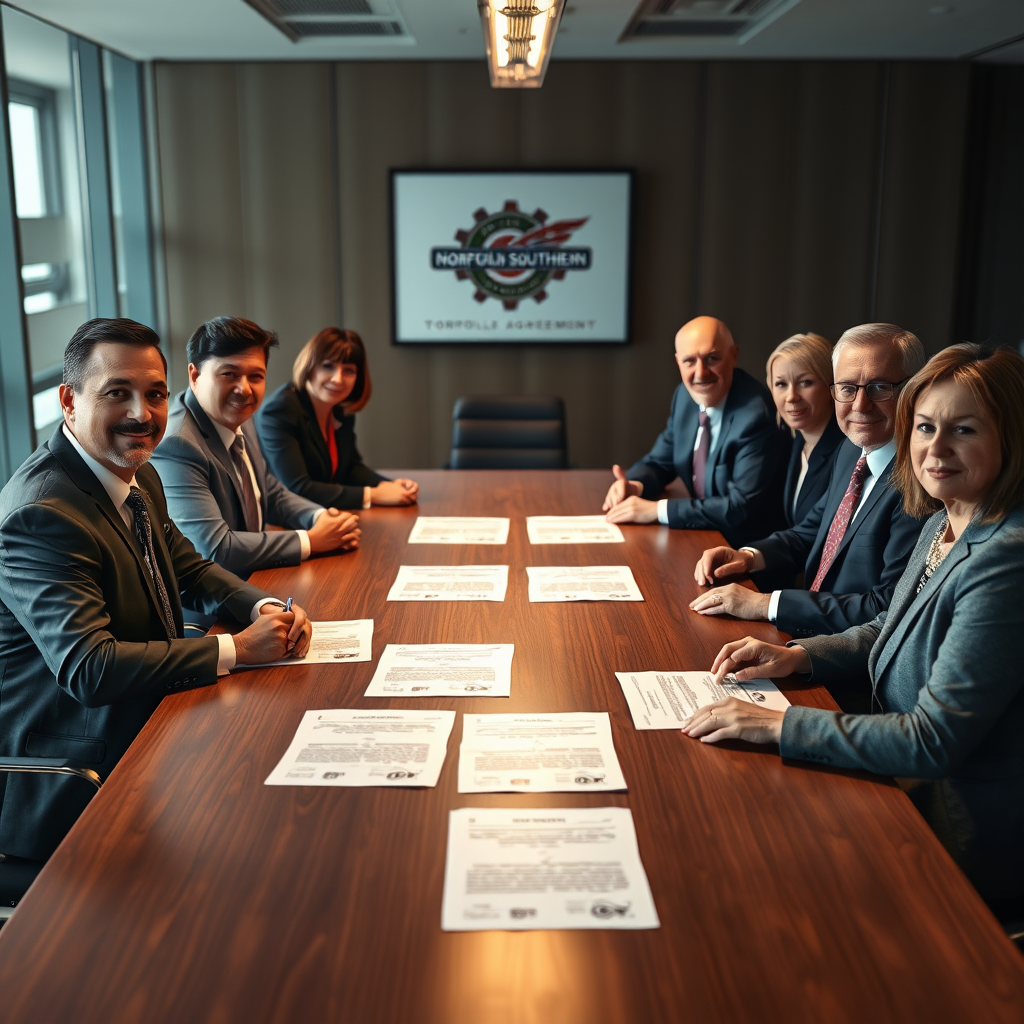 Norfolk Southern’s Landmark Rail Labor Deal: A Case Study