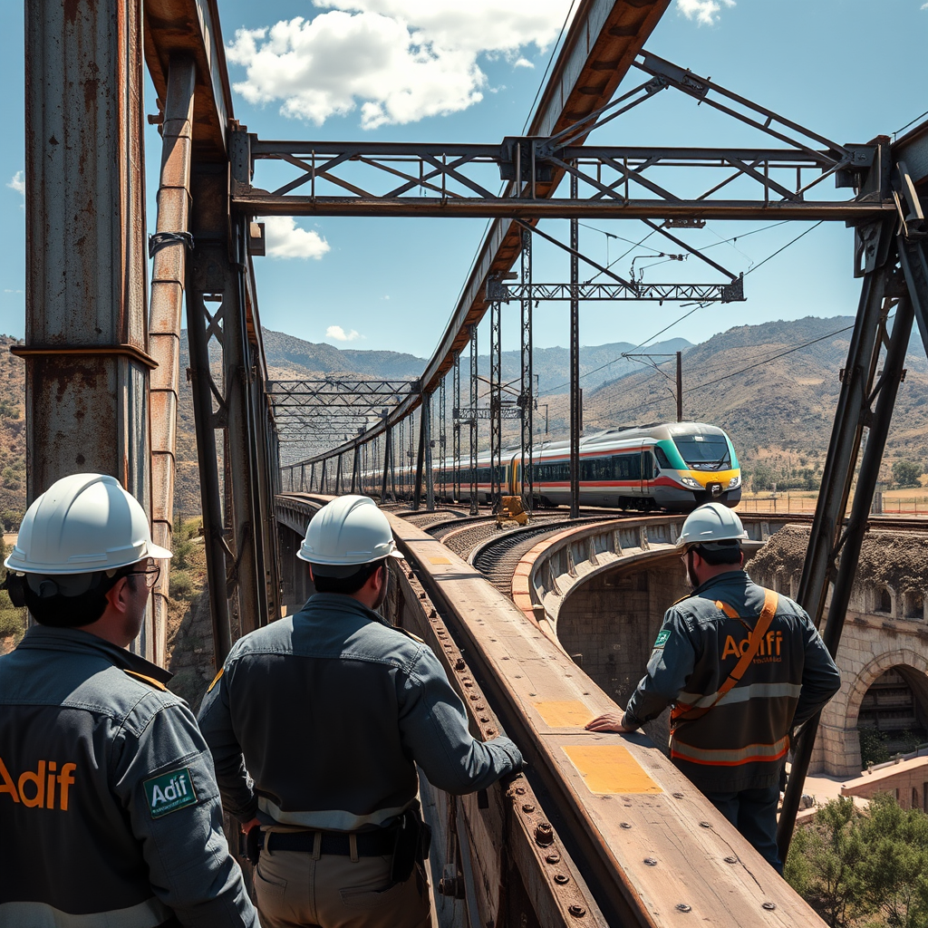 Spain’s Rail Network: €6.7M Bridge Maintenance Plan