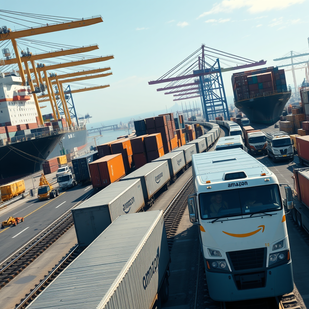 Amazon’s Green Logistics Revolution: Rail, Sea & Sustainability