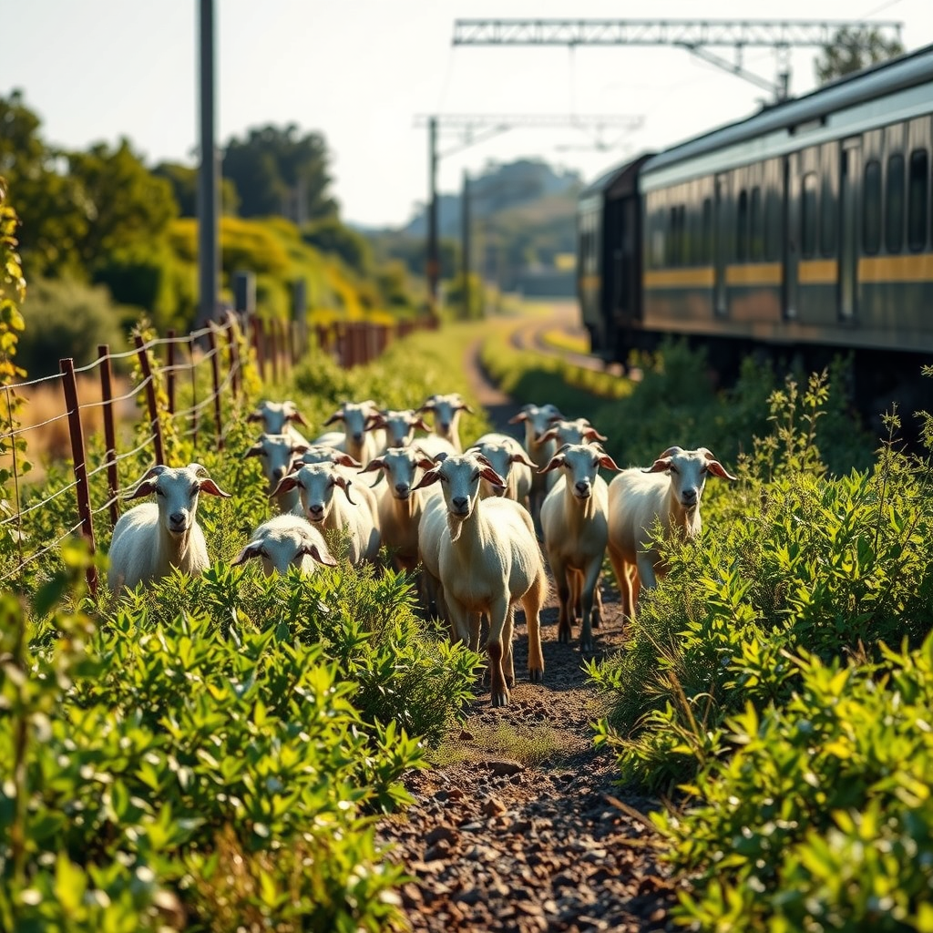 Goats: Queensland Rail’s Eco-Friendly Weed Solution