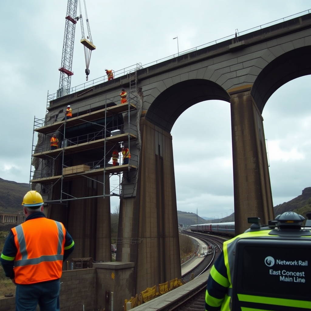 Plessey Viaduct Repair: Engineering Triumph, Storm Babet Challenge