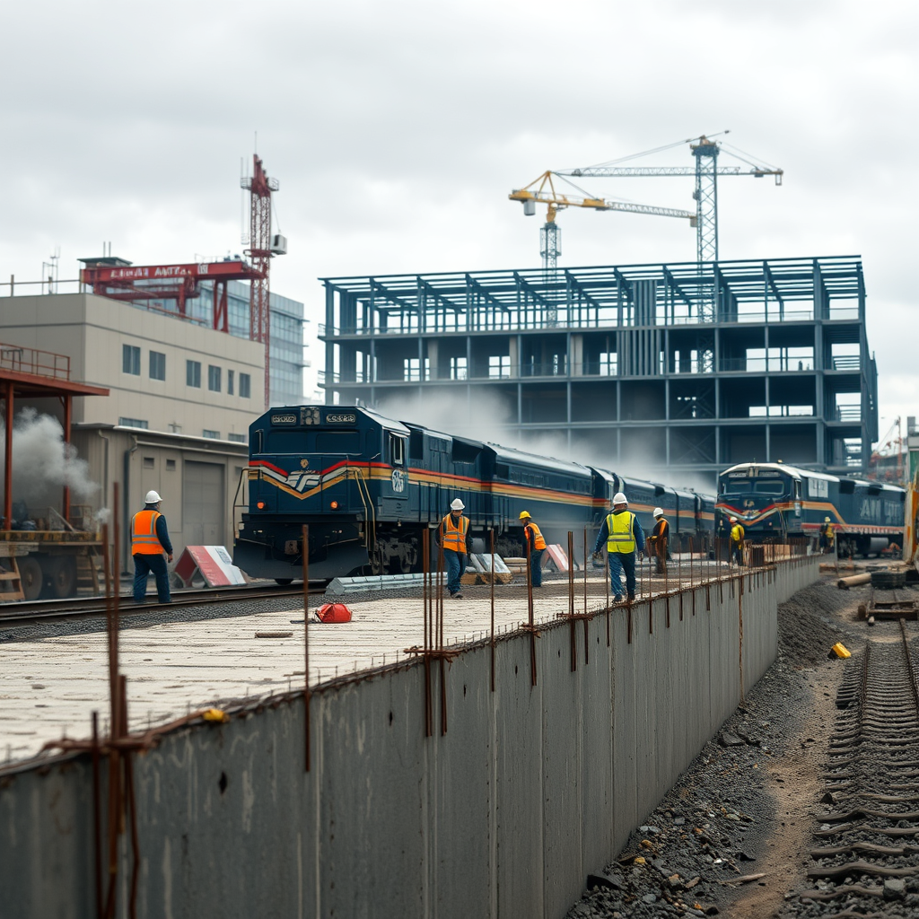Amtrak’s King Street Yard: Airo Trainset Revolution