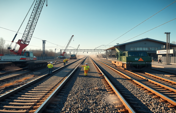 Hamburg-Berlin Railway Line: Major Refurbishment Starts 2025