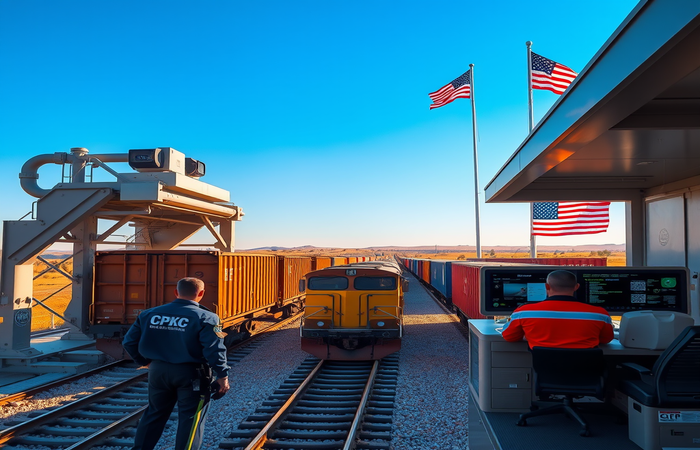 CPKC Boosts Border Security with Rail Inspection System