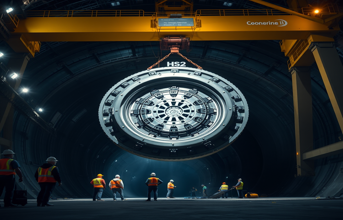 HS2 Northolt Tunnel Progress: Cutterhead Removal Marks Milestone