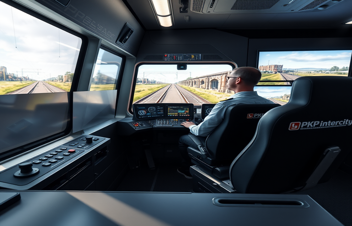 PKP Intercity: New Train Simulator Boosts Driver Training in Poland