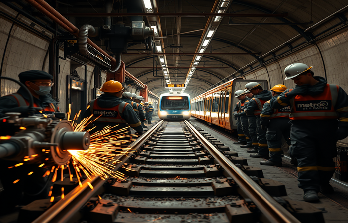 Madrid Metro: EUR 57M Investment for Track Maintenance