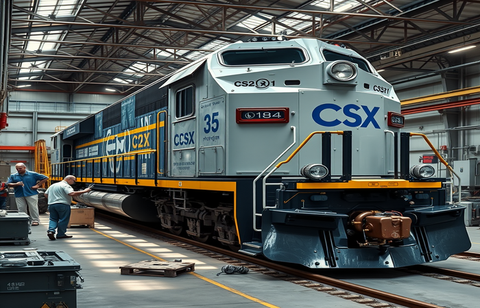 CSX Pioneers Hydrogen Locomotives, Greening Rail Transport