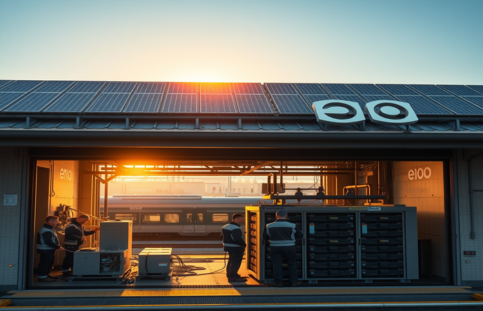 DB’s Leipzig Depot: Second Life Batteries Power Rail