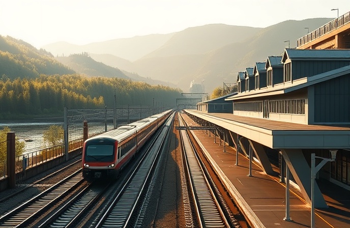 Norway’s Vestfold Line: Drammen Station & Double Track Upgrade