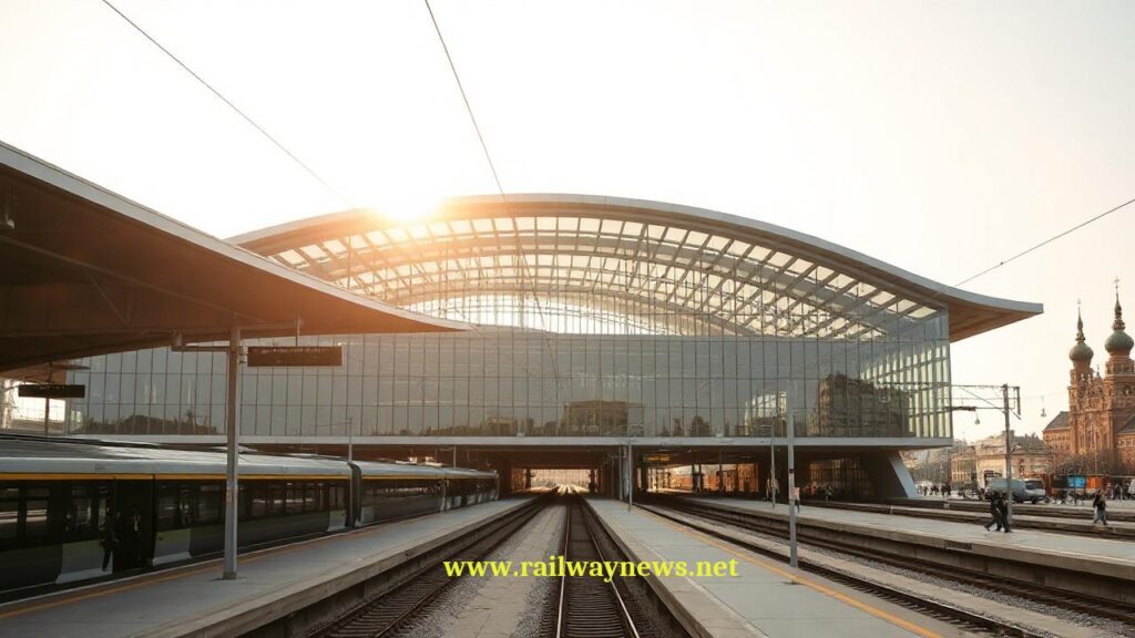 Riga Central Station Completes 1500 m² Glazed Roof